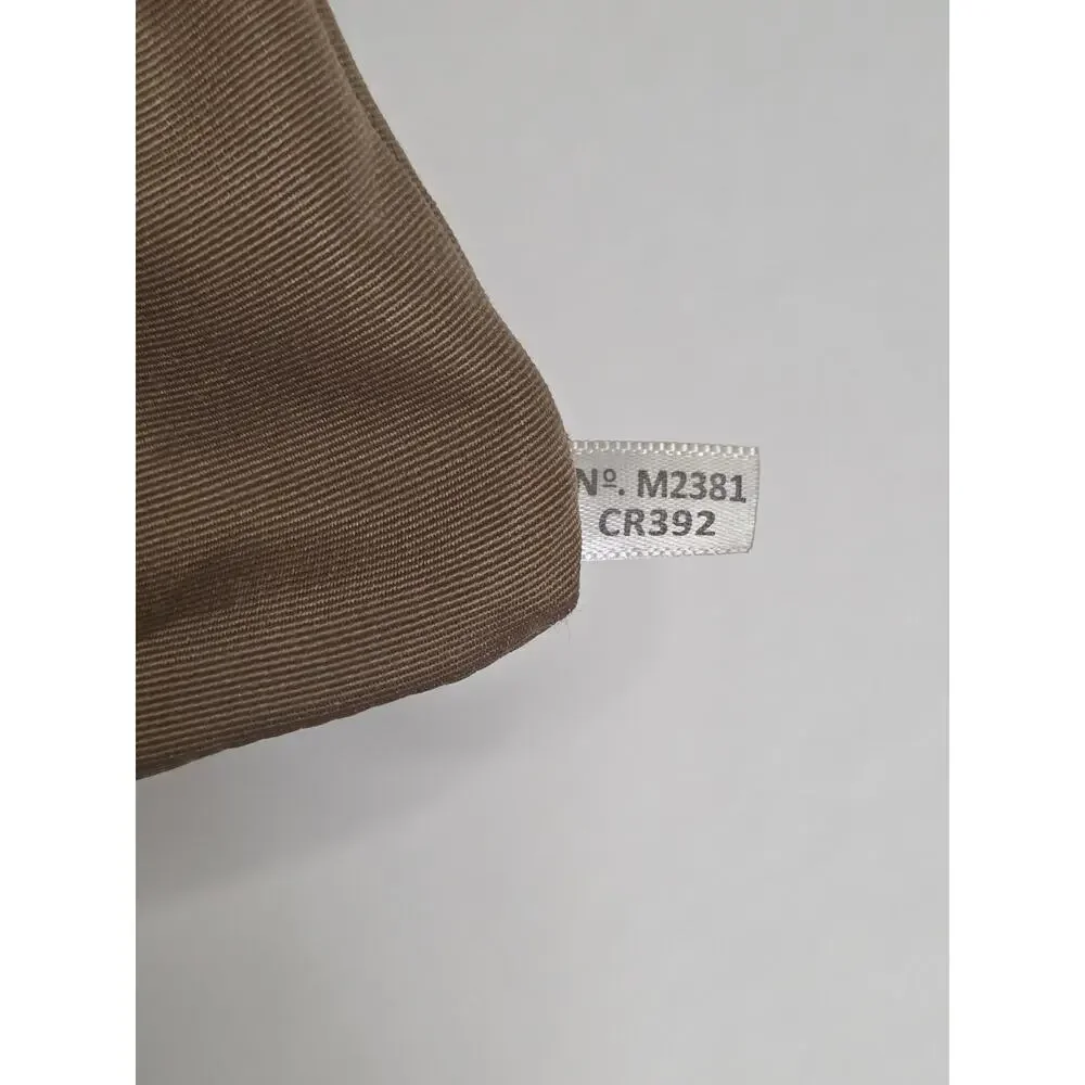 Coach CR392 Large Corner Zip Wristlet Taupe Smooth Leather *